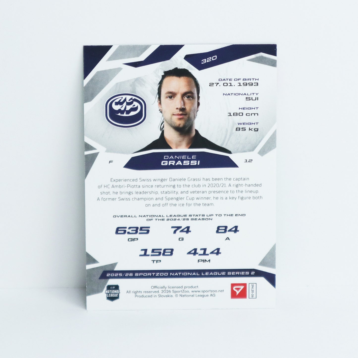 320 - HCAP - DANIELE GRASSI - BASE GREEN - 24/30