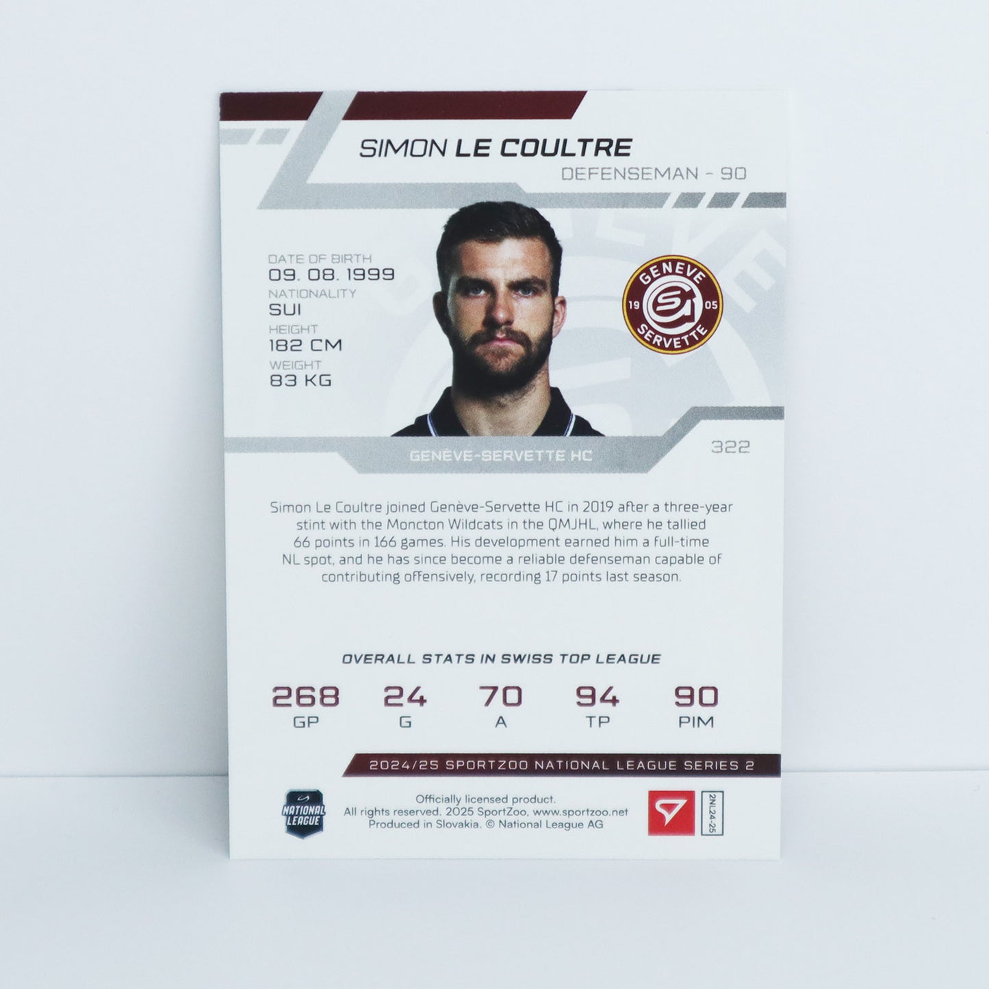 322 - GSHC - S. LE COULTRE - BASE RED - 04/20