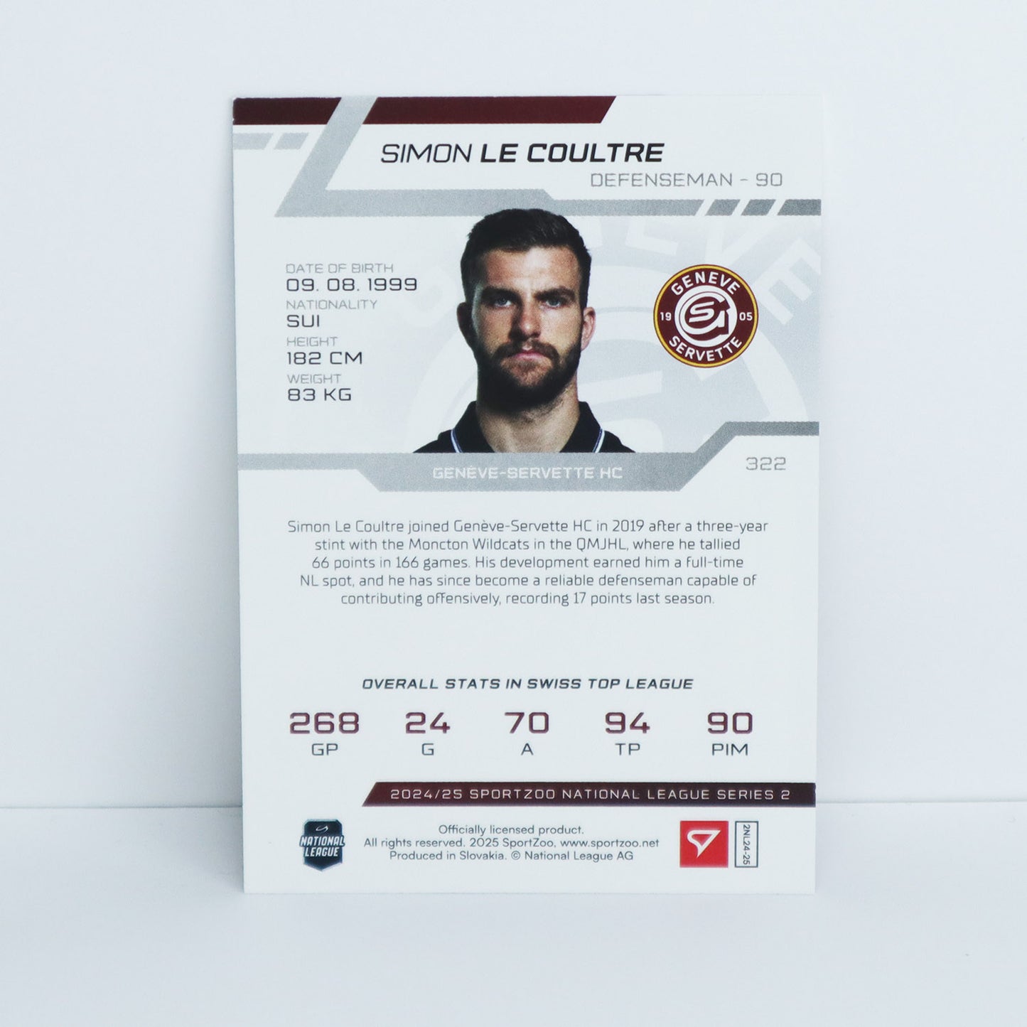 322 - GSHC - S. LE COULTRE - BASE RED - 20/20