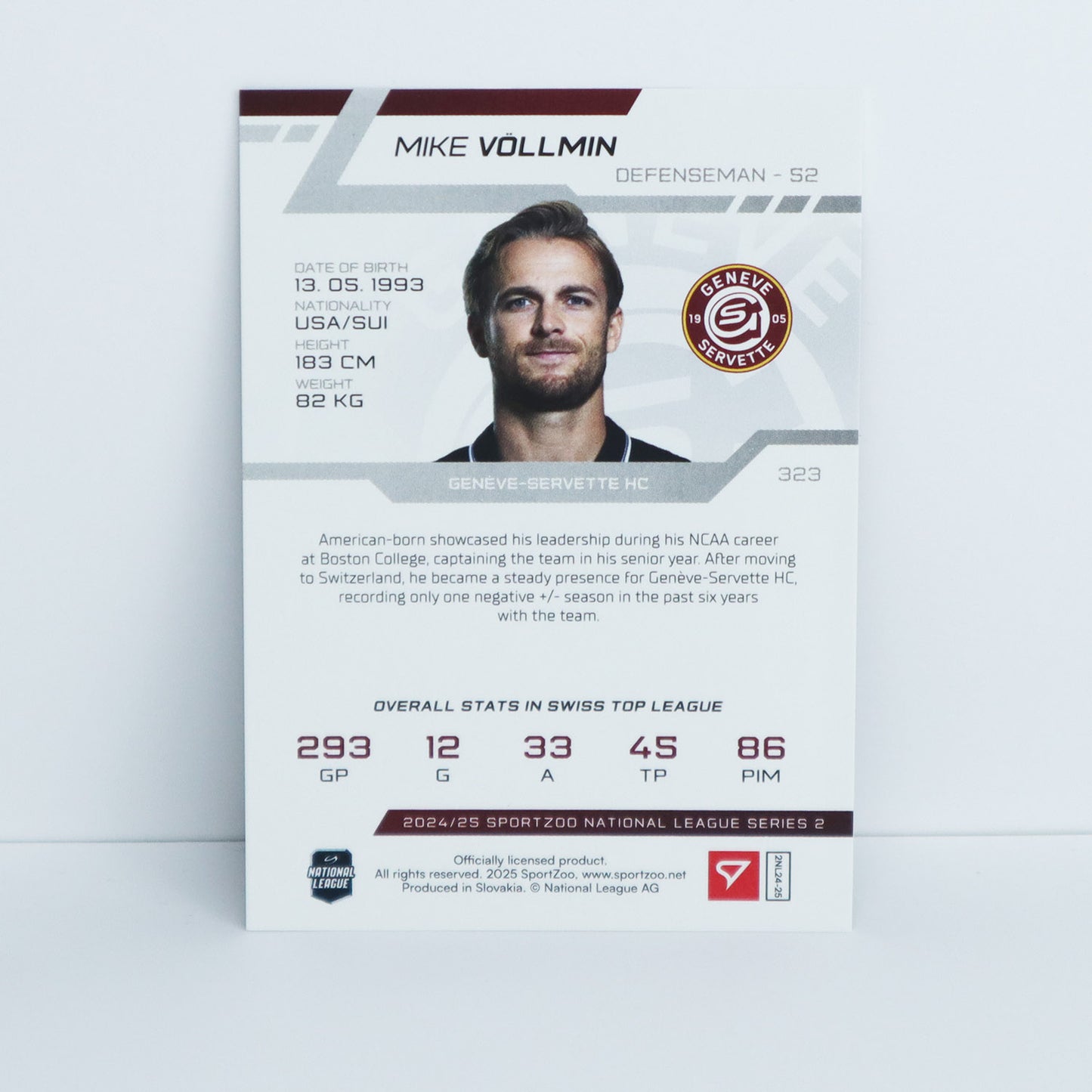 323 - GSHC - MIKE VOLLMIN - BASE SET
