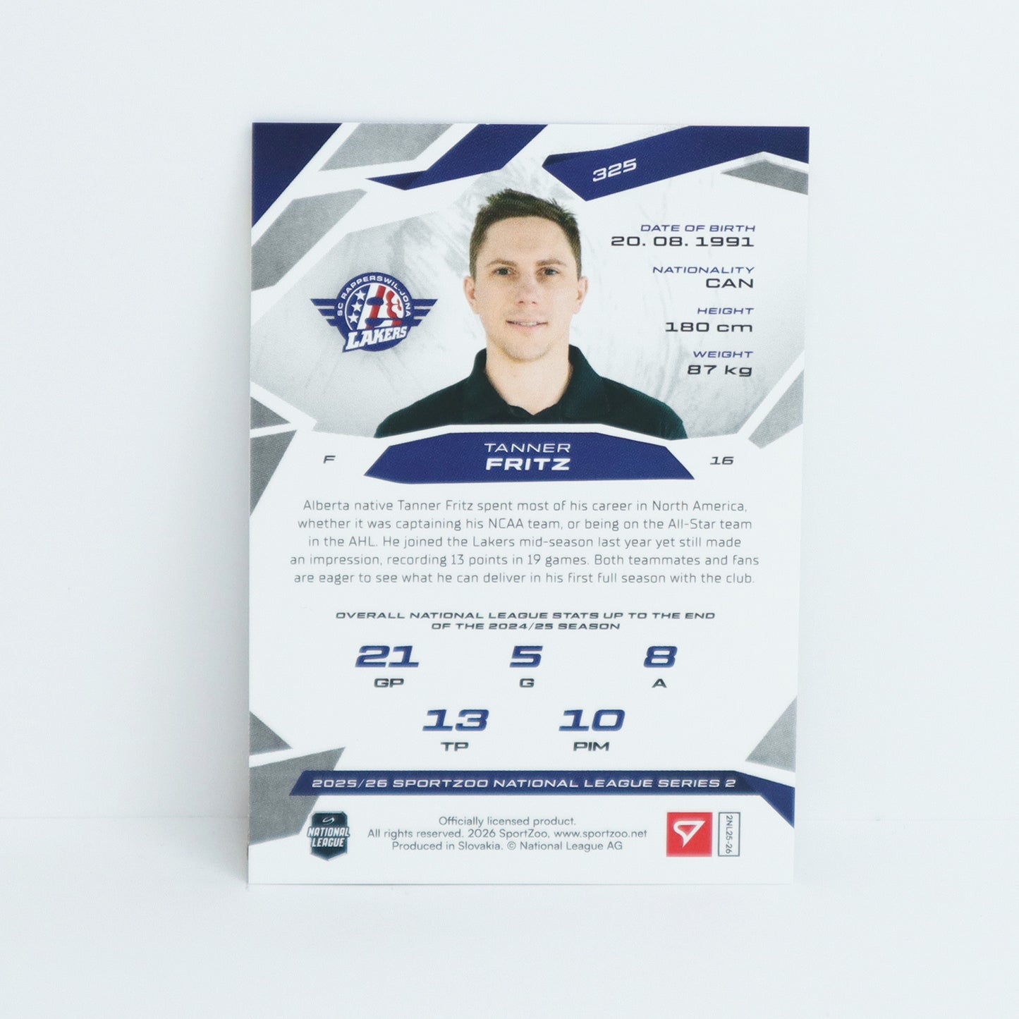 325 - SCRJ - TANNER FRITZ - BASE SET
