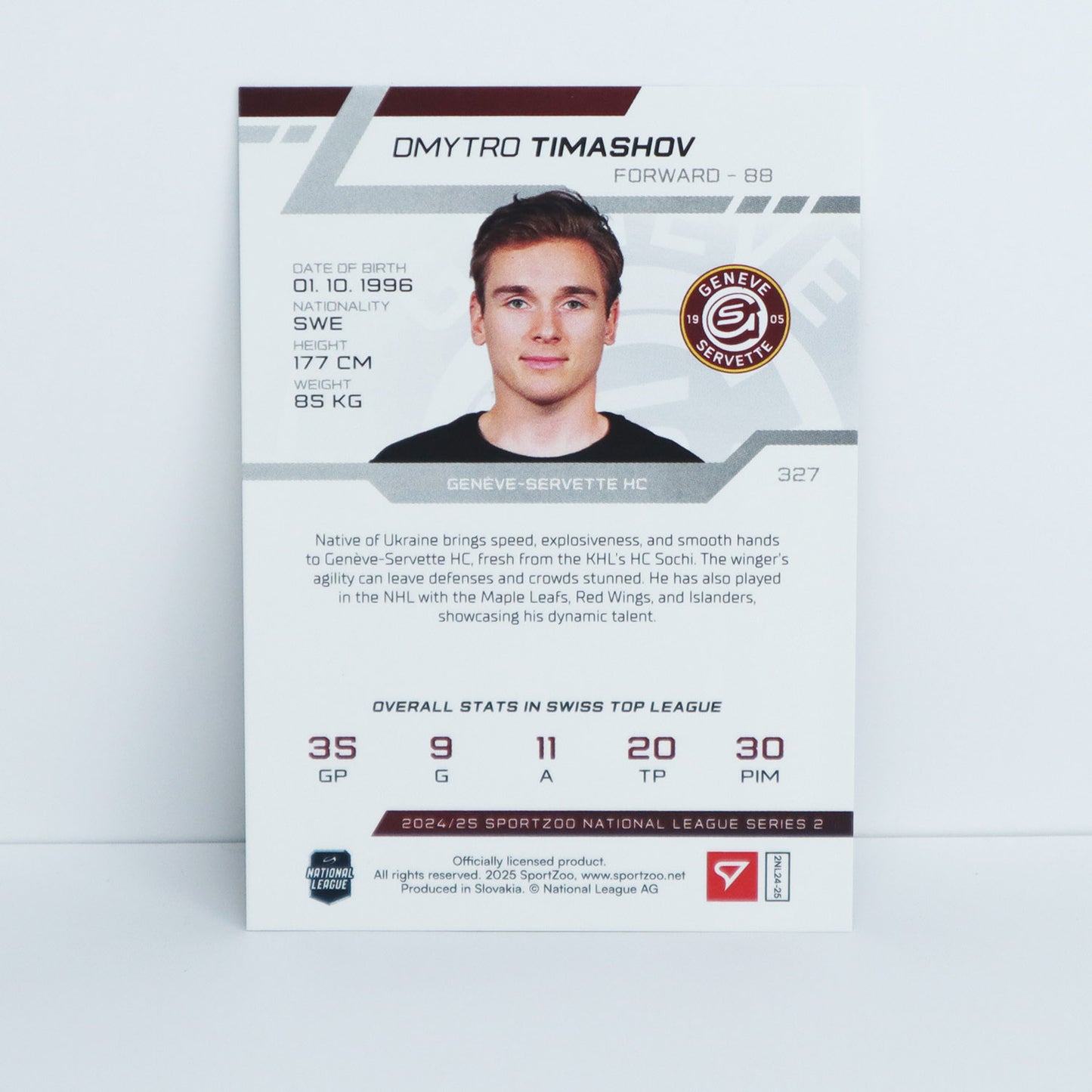 327 - GSHC - D. TIMASHOV - BASE SET