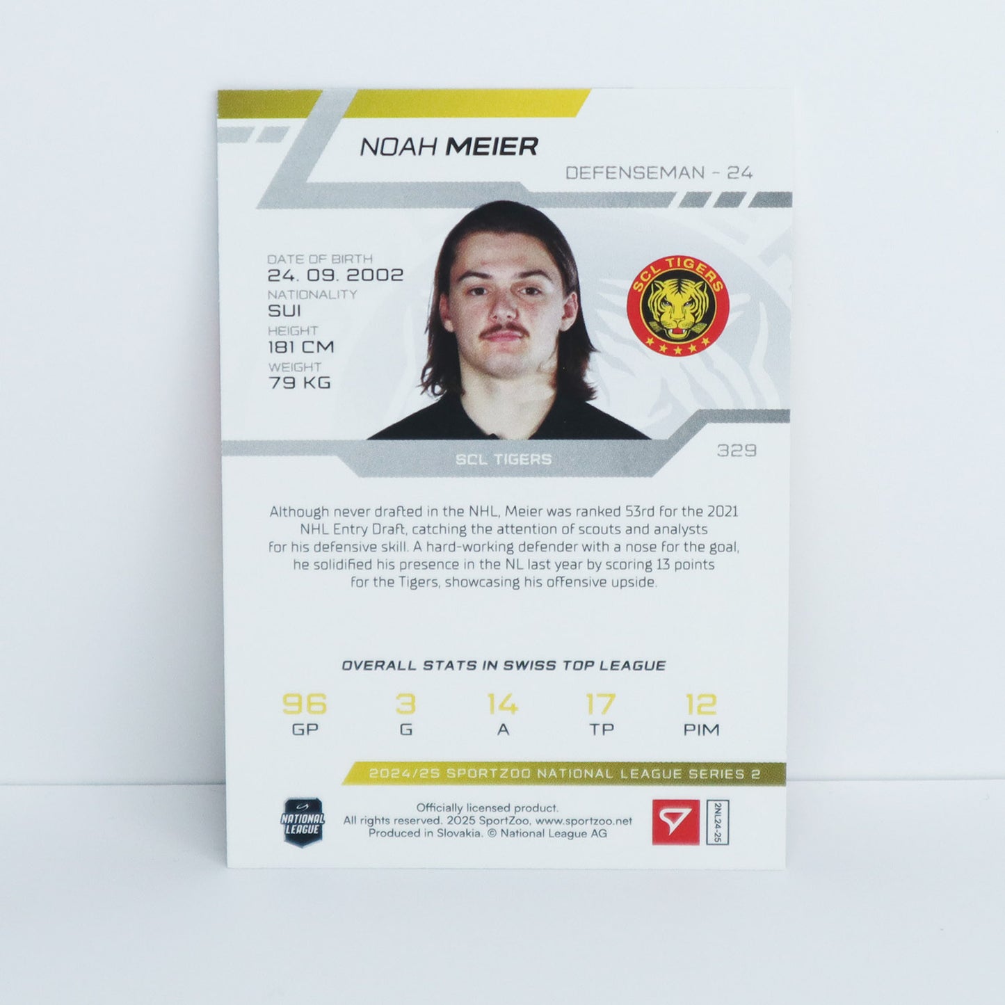 329 - SCL - NOAH MEIER - BASE RED - 16/20