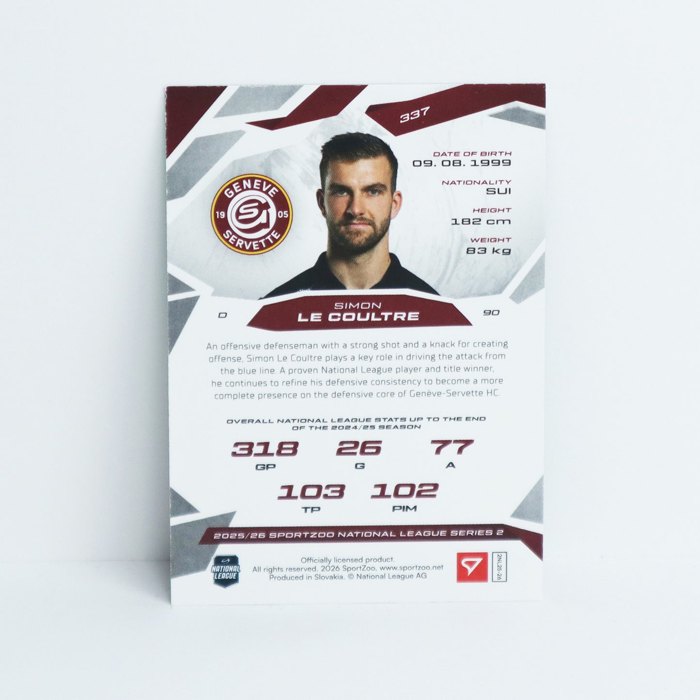 337 - GSHC - SIMON LE COULTRE - BASE GREEN - 24/30