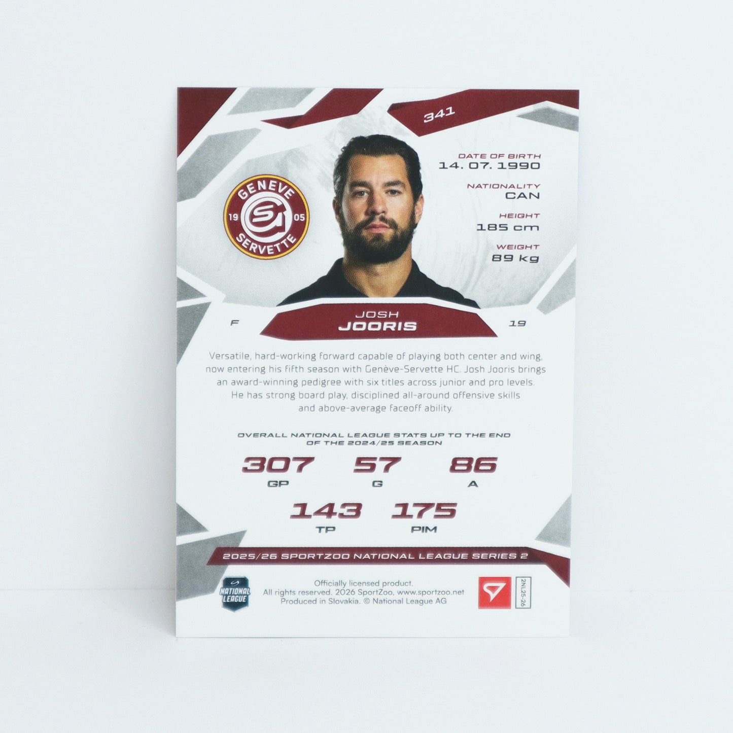 341 - GSHC - JOSH JOORIS - BASE SET