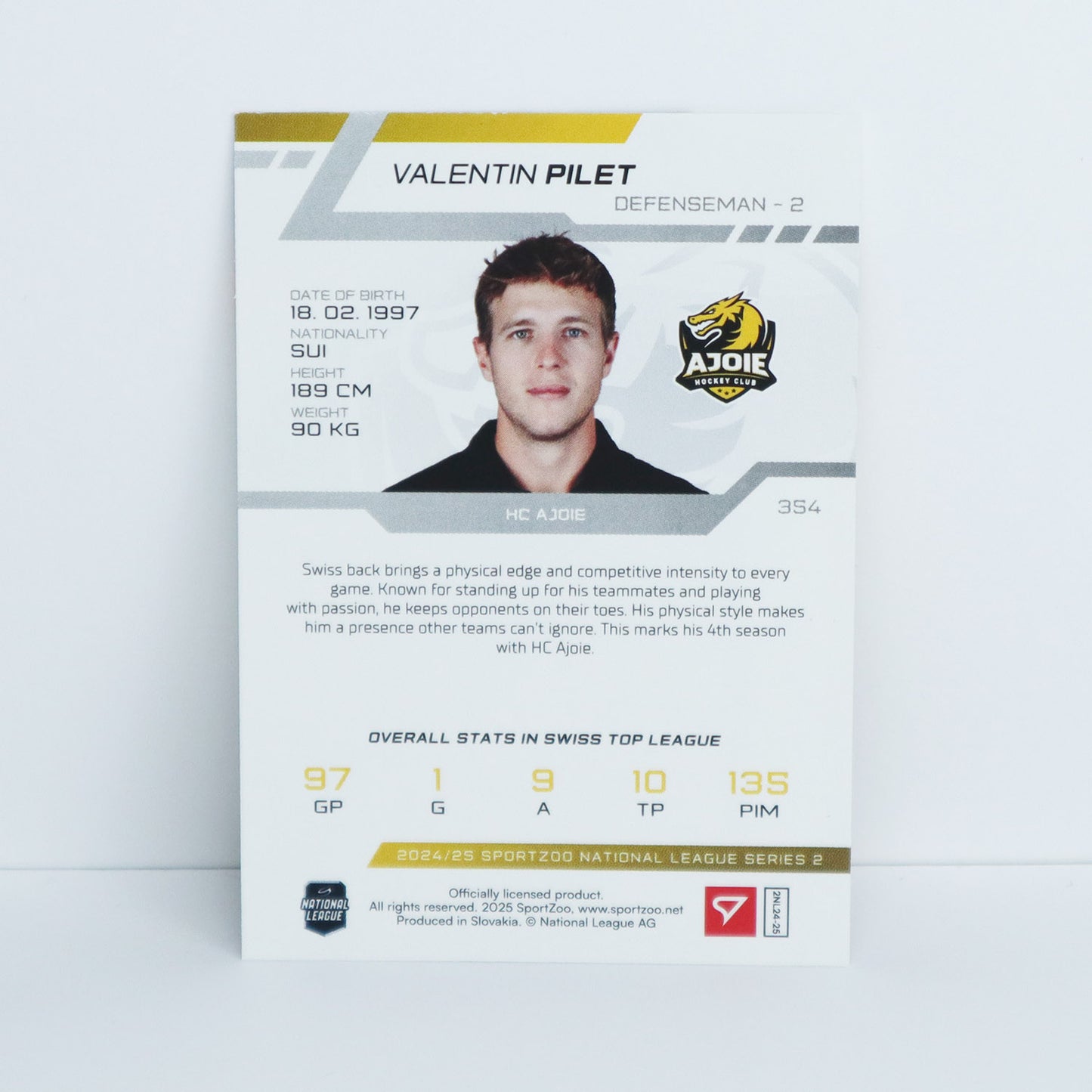 354 - HCA - VALENTIN PILET - BASE RED - 04/20