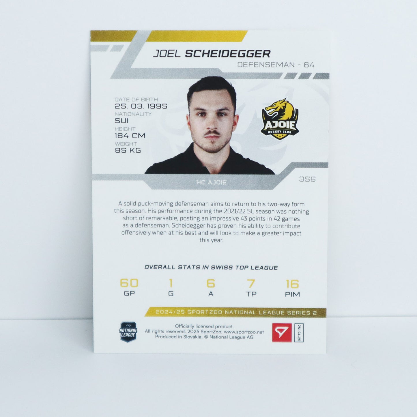 356 - HCA - J. SCHEIDEGGER - BASE SET