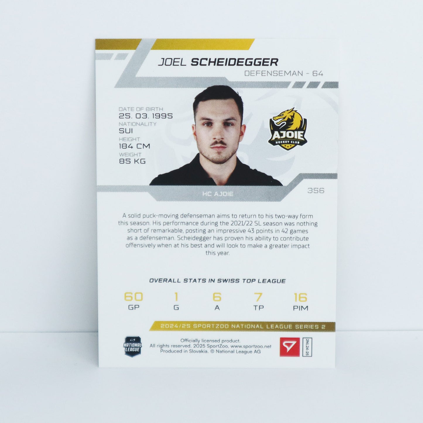 356 - HCA - J. SCHEIDEGGER - BASE BLUE - 06/30