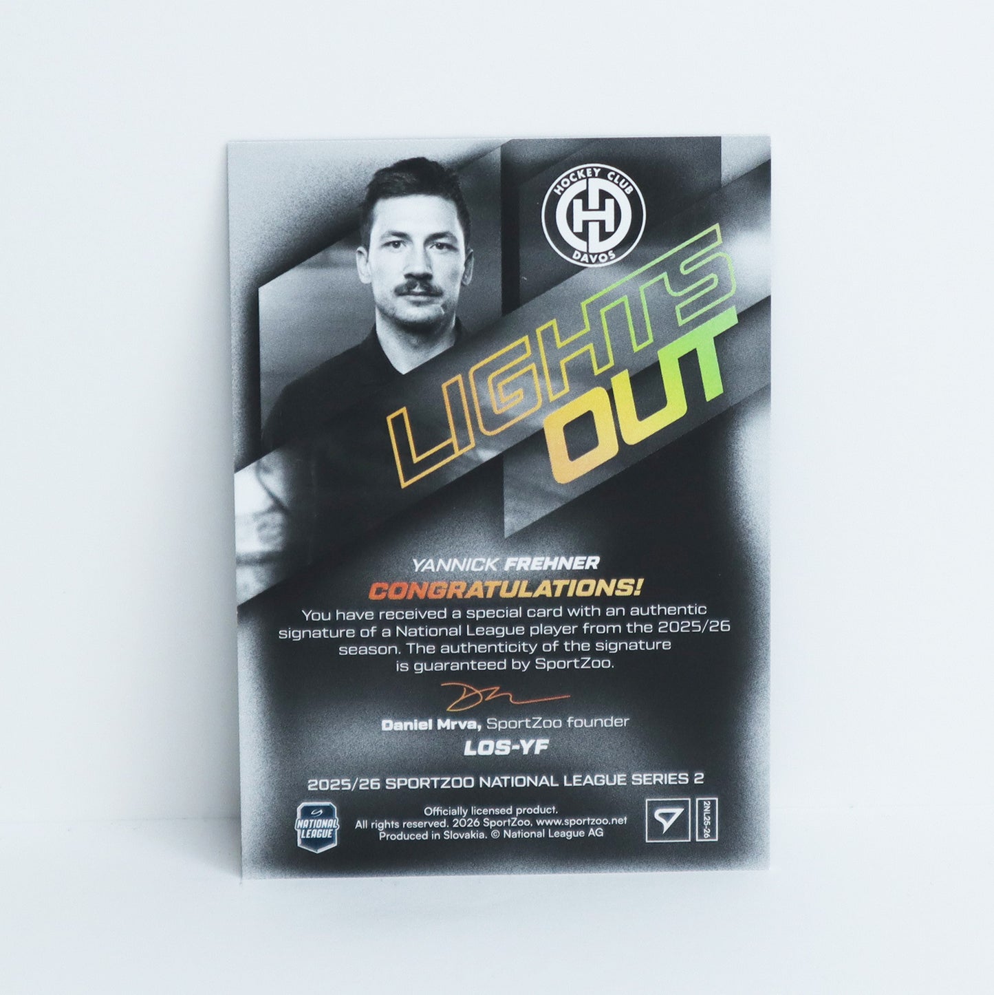 LOS-YF - HCD - YANNICK FREHNER - LIGHTS OUT GOLD AUTO - 15/60