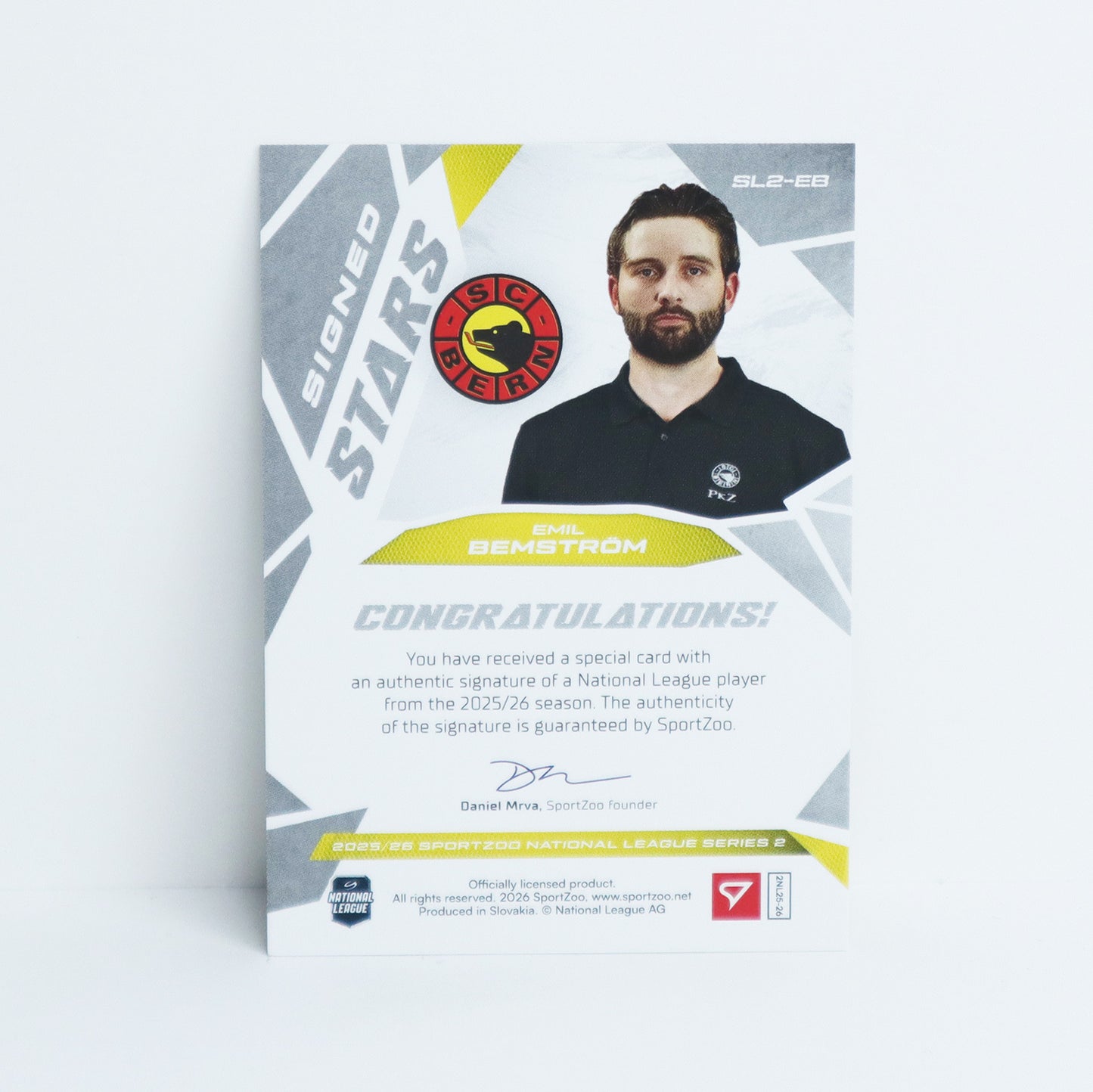 SL2-EB - SCB - EMIL BEMSTROM - SIGNED STARS LEVEL 2 - 28/69