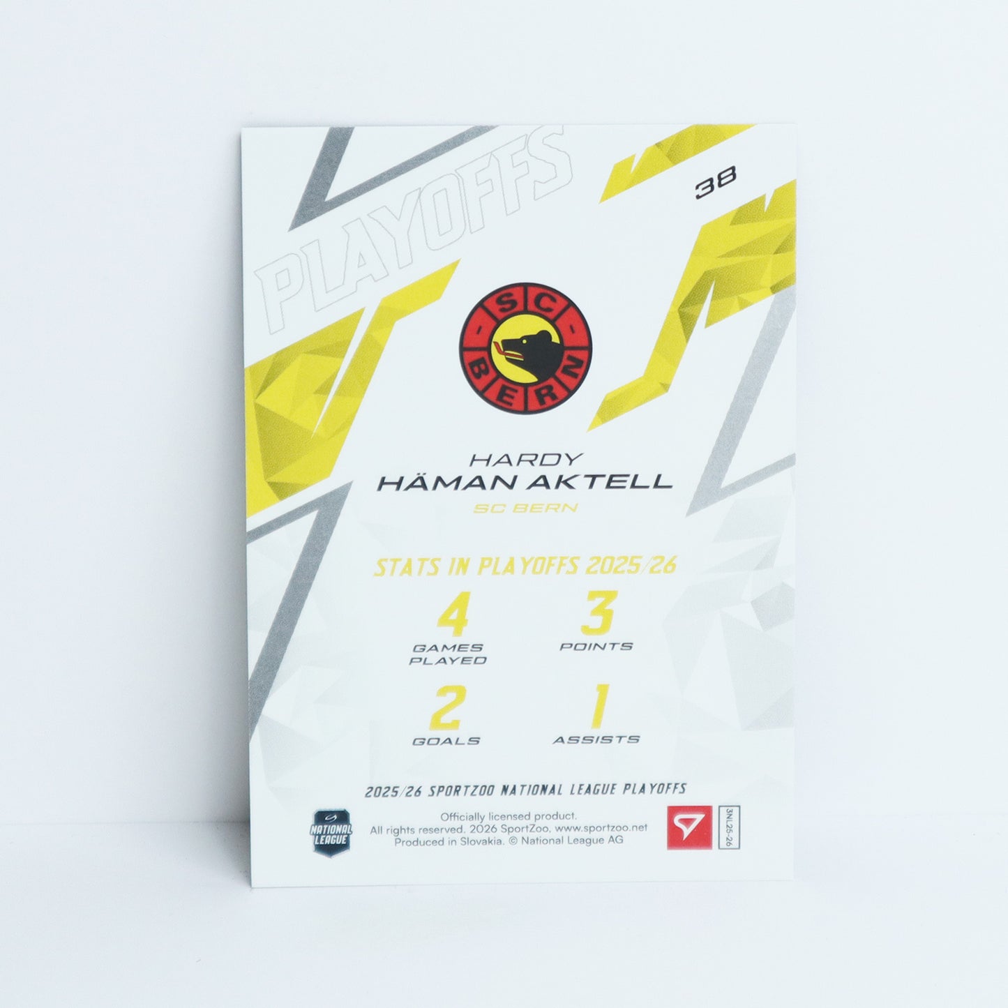 38 - SCB - HARDY HAMAN AKTELL - BASE BLUE - 04/60