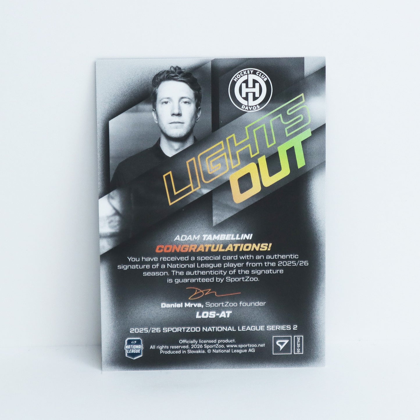 LOS-AT - HCD - ADAM TAMBELLINI - LIGHTS OUT GOLD AUTO - 18/60