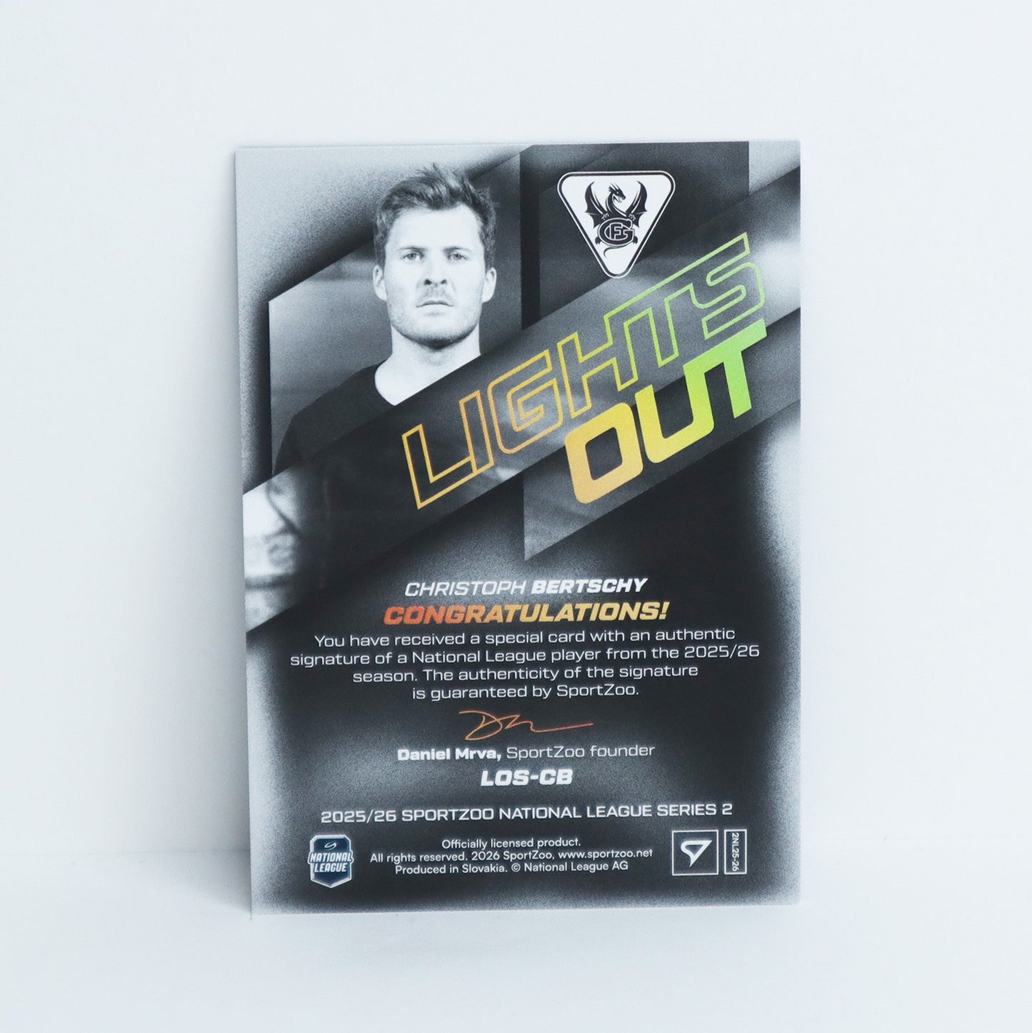 LOS-CB - FRI - CHRISTOPH BERTSCHY - LIGHTS OUT GOLD AUTO - 22/60