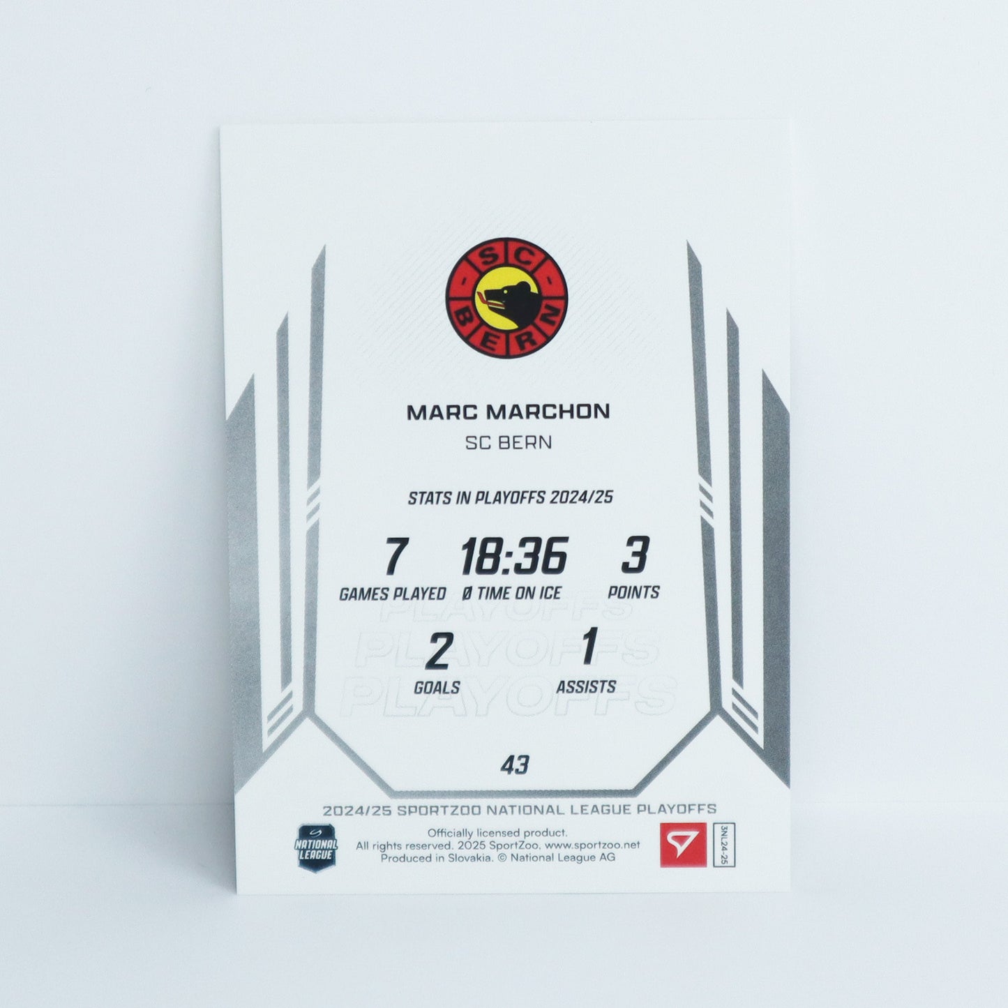 43 - SCB - MARC MARCHON - BASE BLACK - 1/1