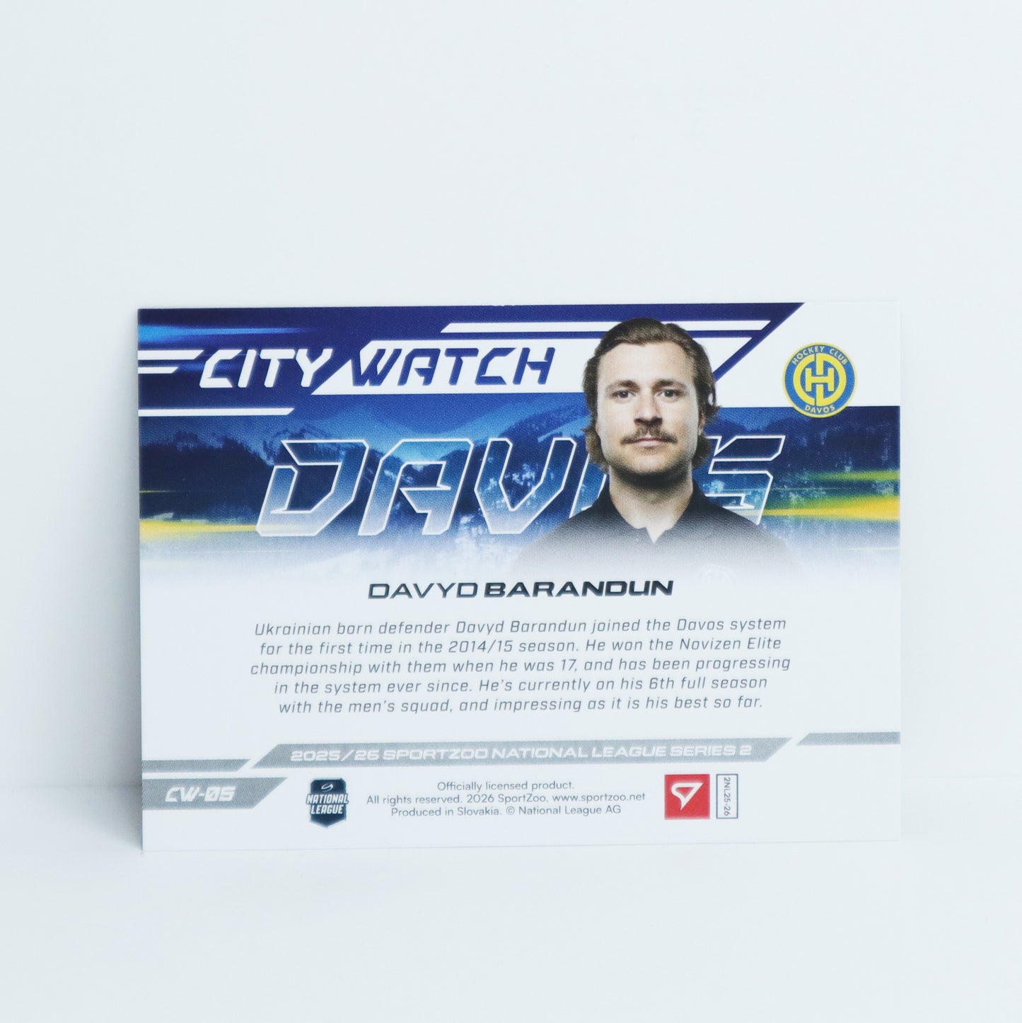 CW-05 - HCD - DAVYD BARANDUN - CITY WATCH COPPER - 31/95