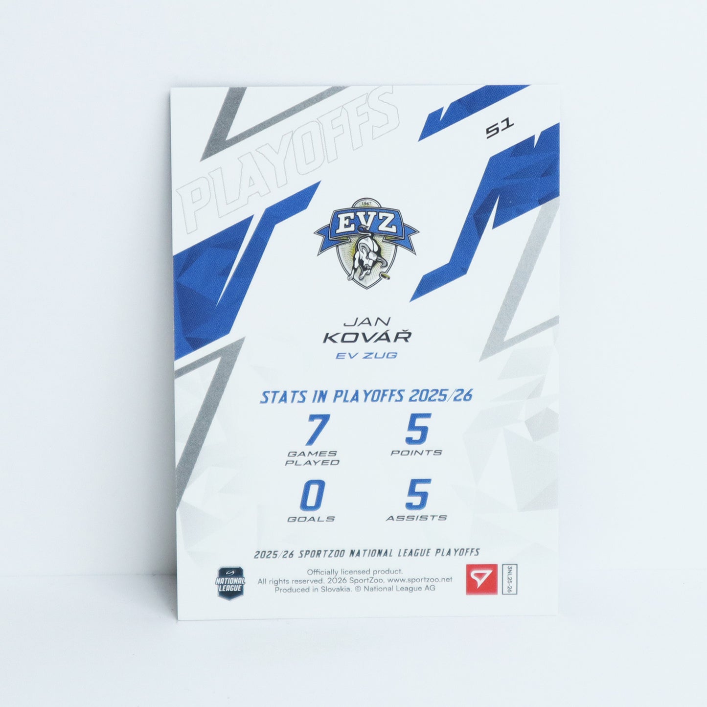 51 - EVZ - JAN KOVAR - BASE BLUE - 34/60