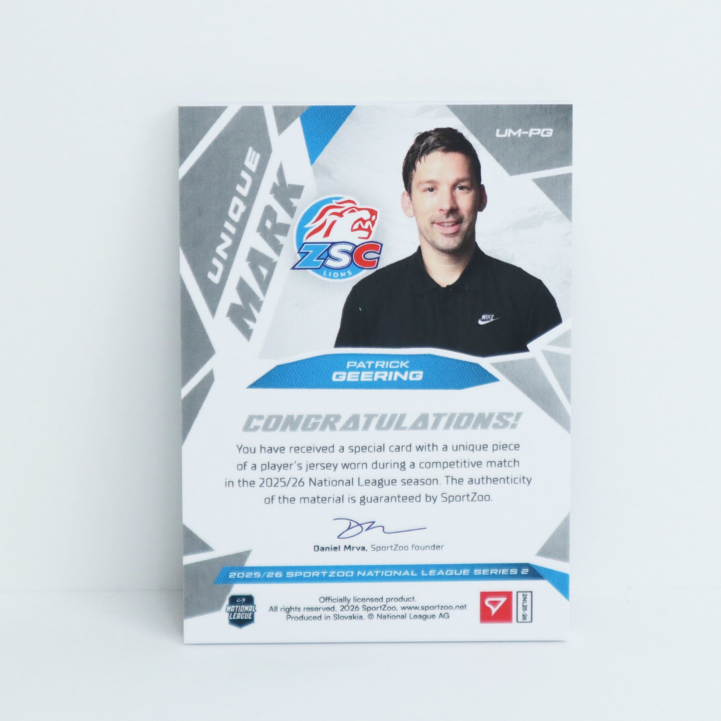UM-PG - ZSC - PATRICK GEERING - UNIQUE MARK TAG D - 3/5