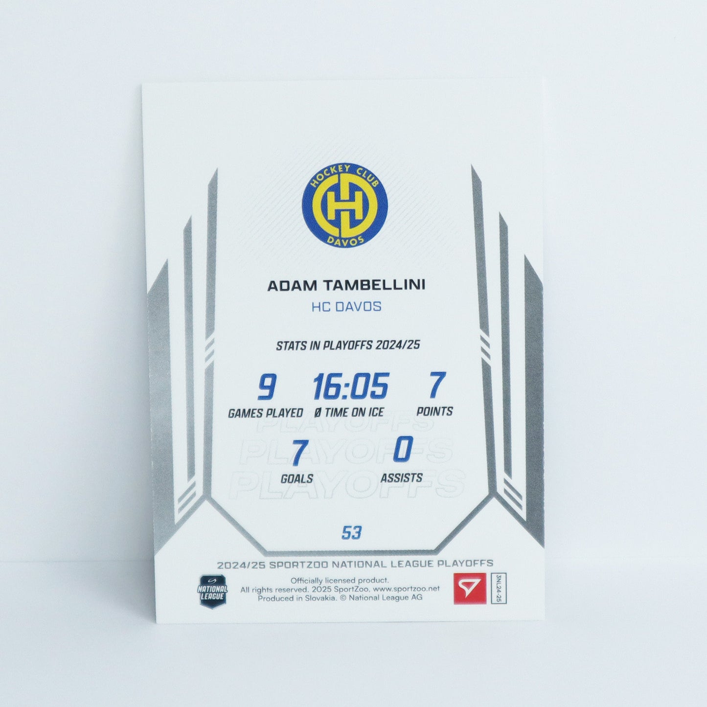 53 - HCD - ADAM TAMBELLINI - BASE BLUE - 23/30