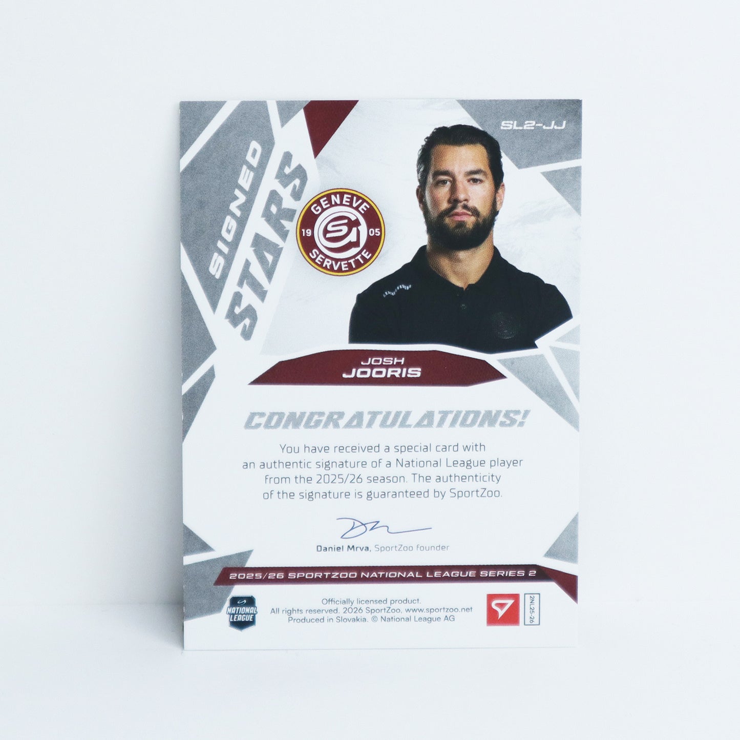 SL2-JJ - GSHC - JOSH JOORIS - SIGNED STARS LEVEL 2 - 33/69