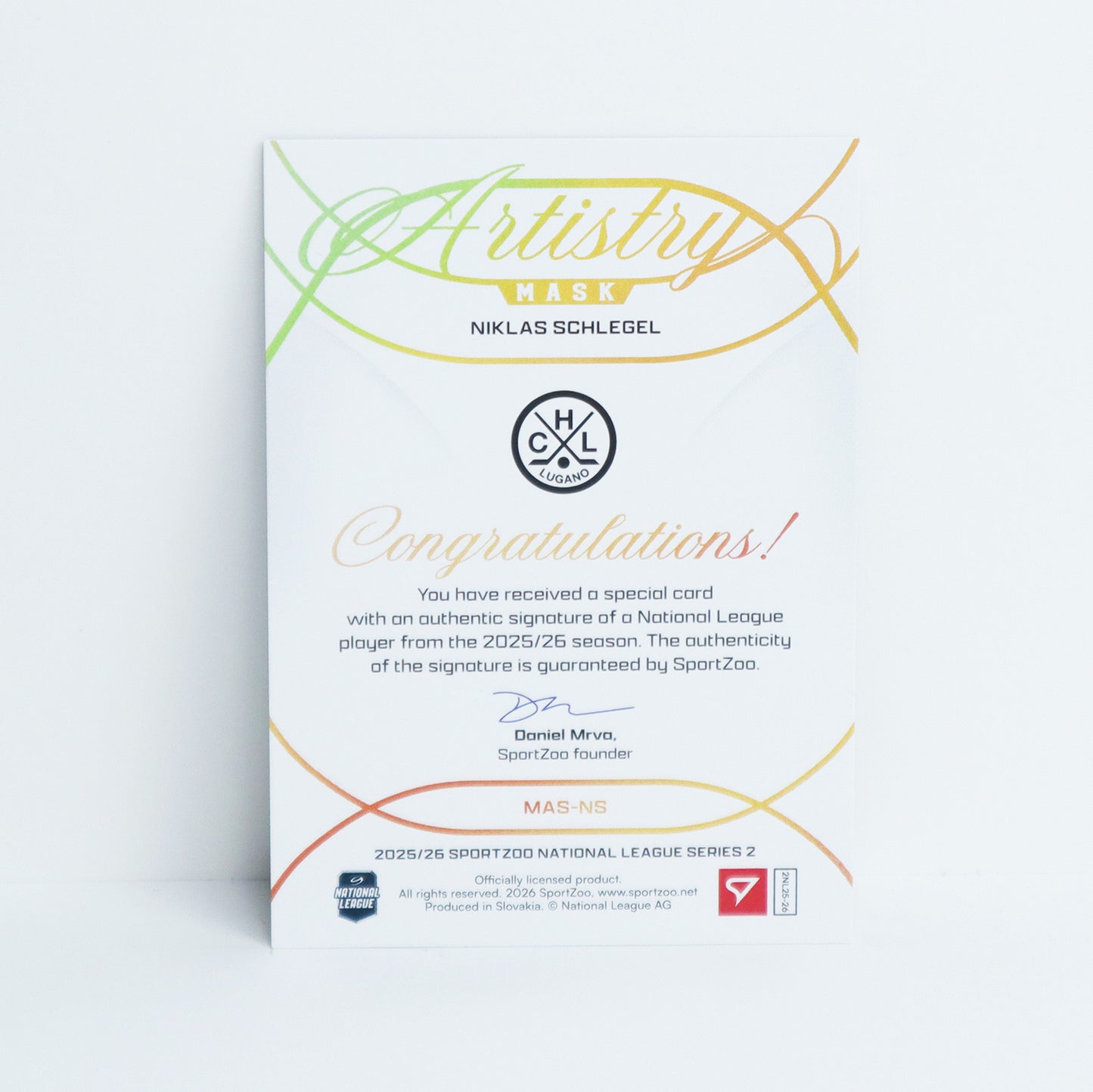 MAS-NS - HCL - NIKLAS SCHLEGEL - MASK ARTISTRY GOLD AUTO - 22/35