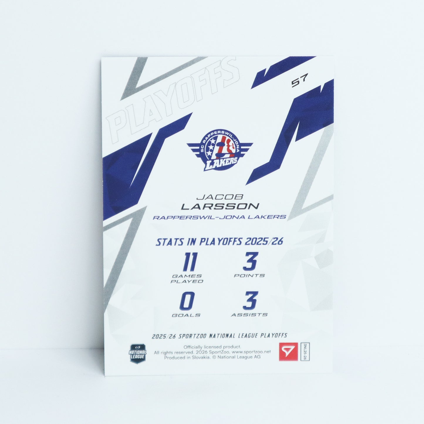 57 - SCRJ - JACOB LARSSON - BASE BLUE - 14/60