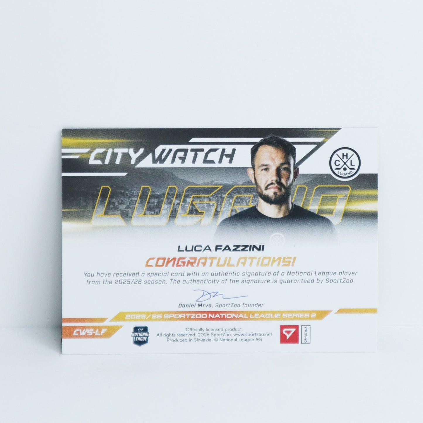 CWS-LF - HCL - LUCA FAZZINI - CITY WATCH GOLD AUTO - 14/35