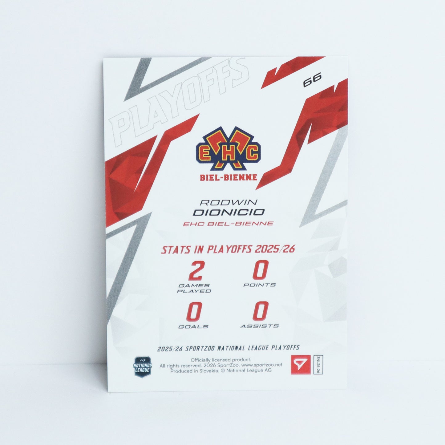 66 - EHCB - RODWIN DIONICIO - BASE RED - 07/30