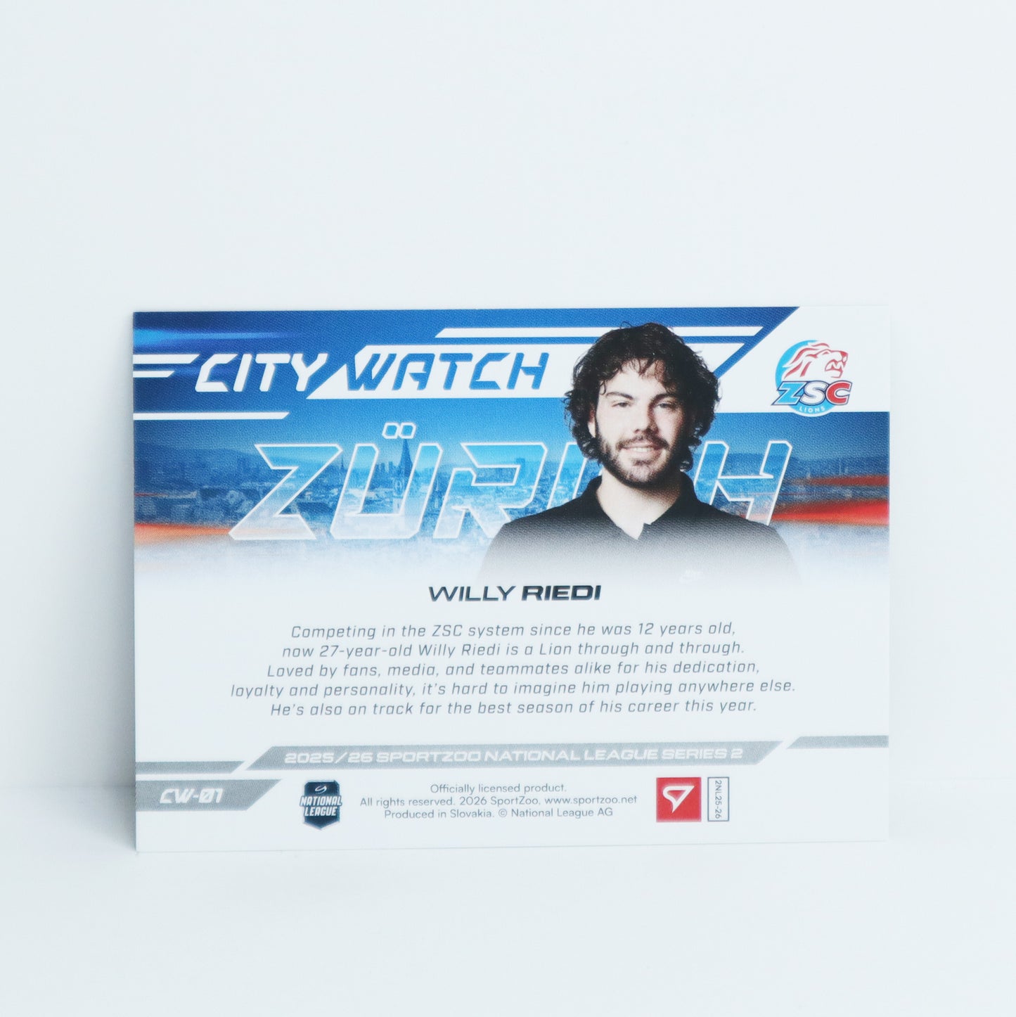 CW-01 - ZSC - WILLY RIEDI - CITY WATCH COPPER - 49/95