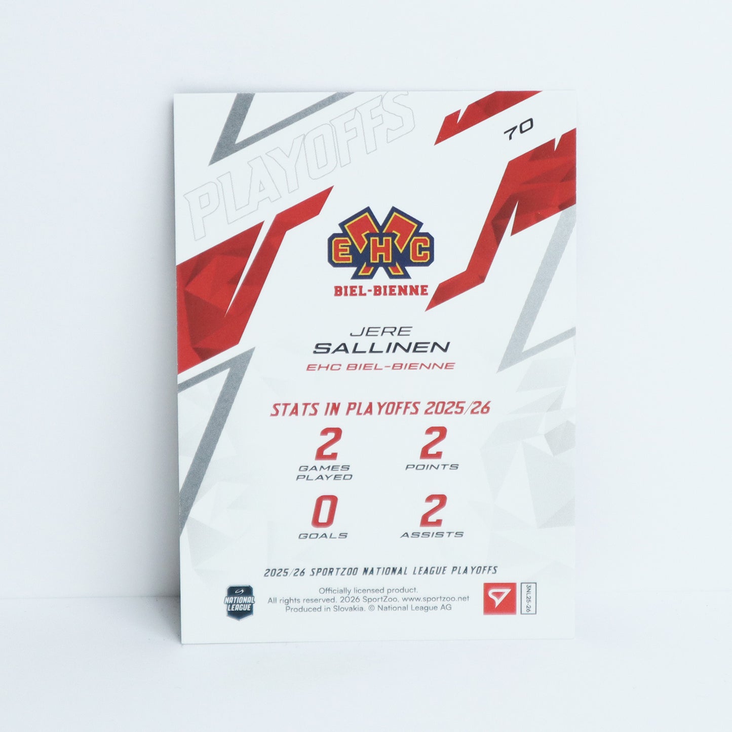 70 - EHCB - JERE SALLINEN - BASE RED - 27/30