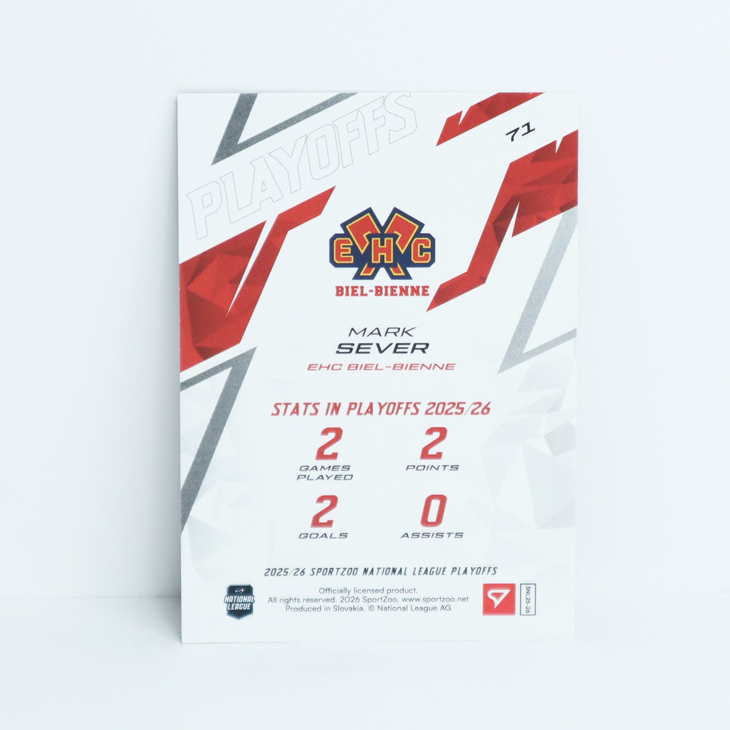 71 - EHCB - MARK SEVER - BASE BLUE - 18/60