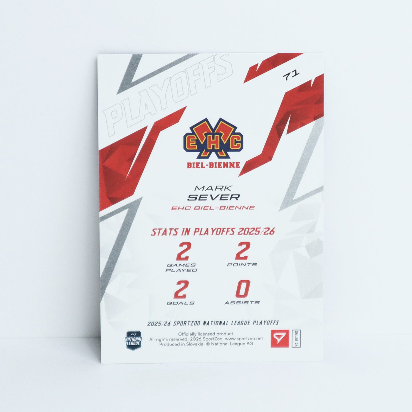 71 - EHCB - MARK SEVER - BASE RED - 19/30