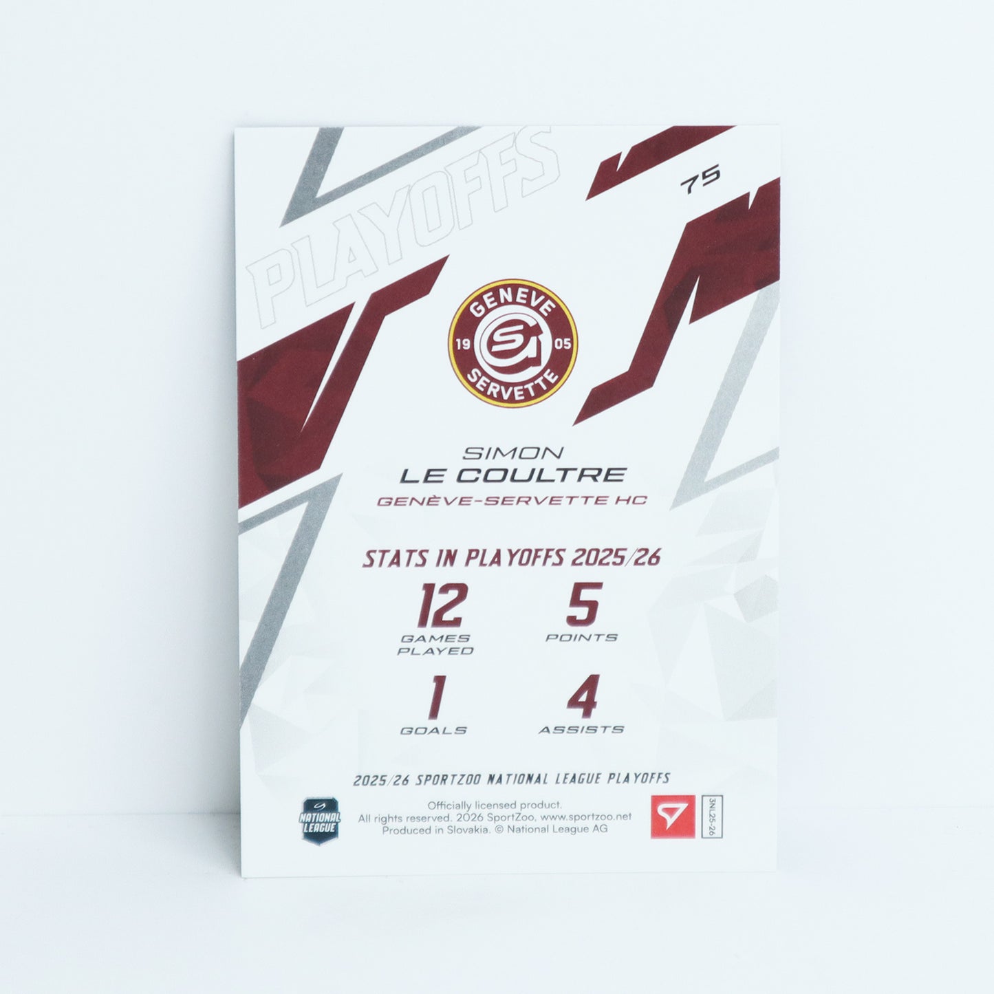 75 - GSHC - SIMON LE COULTRE - BASE BLUE - 02/60