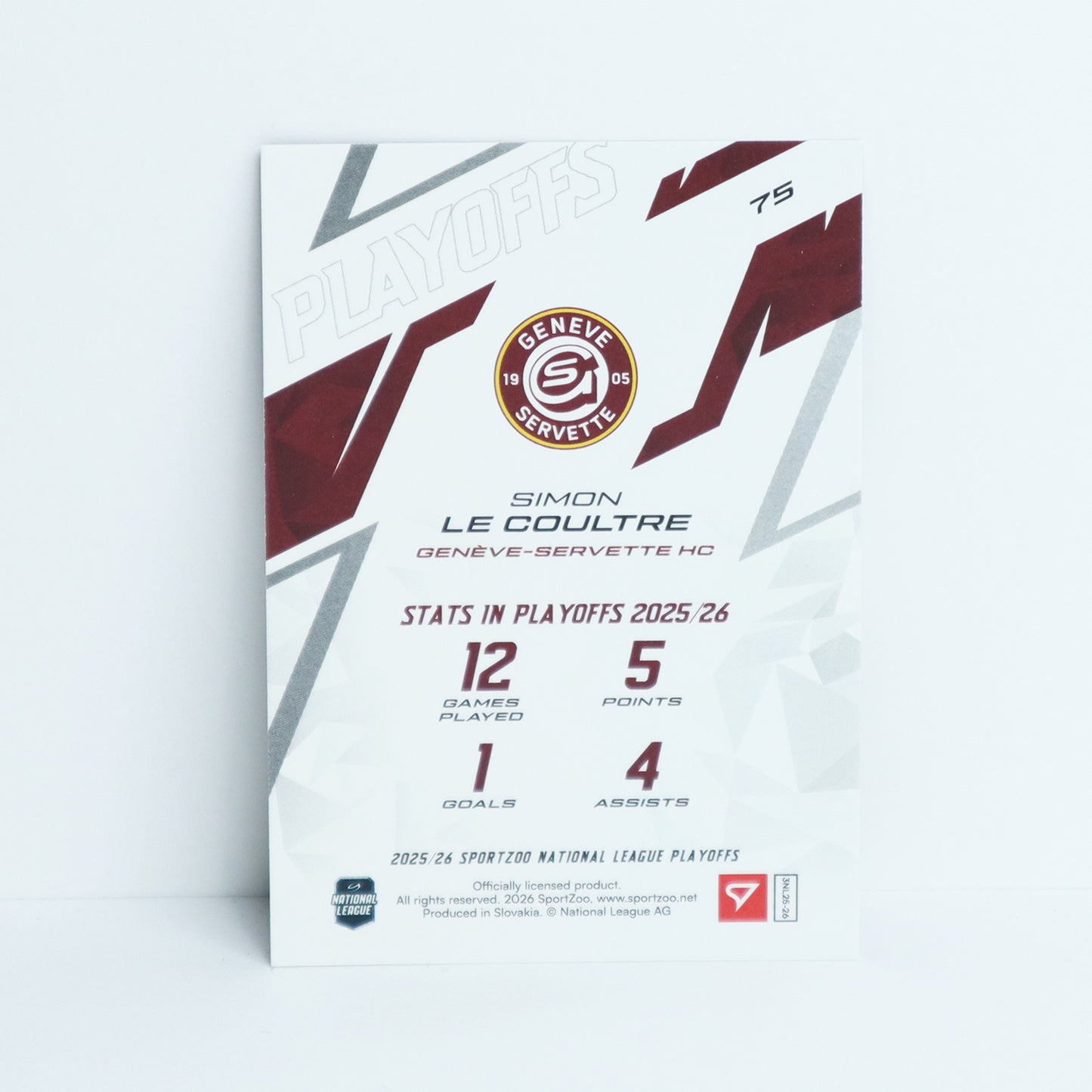 75 - GSHC - SIMON LE COULTRE - BASE RED - 15/30