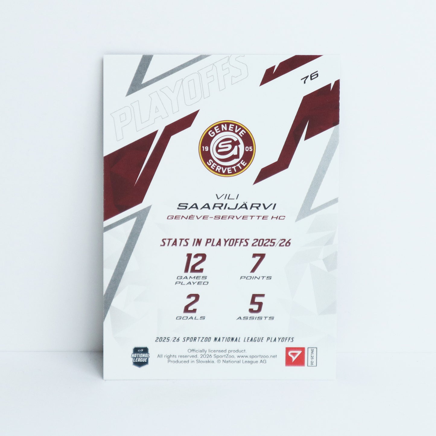 76 - GSHC - VILI SAARIJARVI - BASE GOLD - 02/10