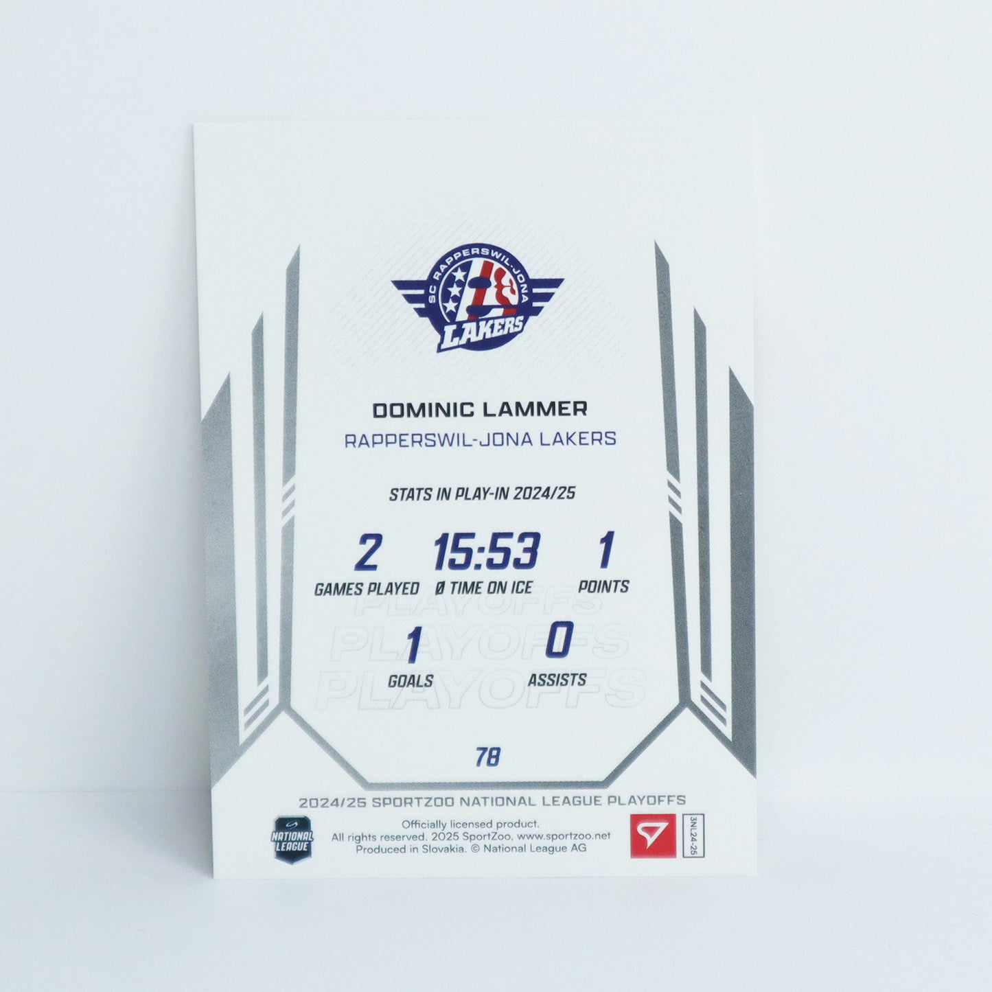 78 - SCRJ - DOMINIC LAMMER - BASE SET