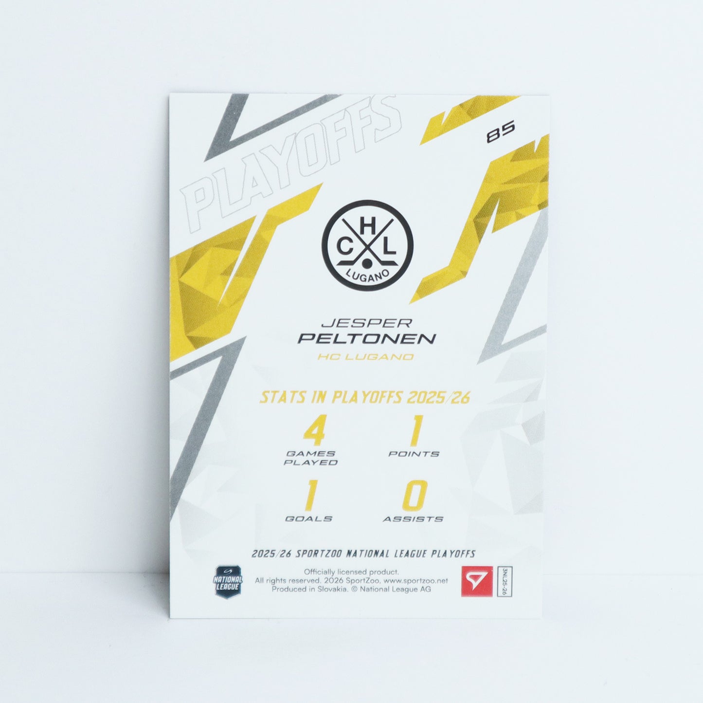 85 - HCL - JESPER PELTONEN - BASE GOLD - 04/10