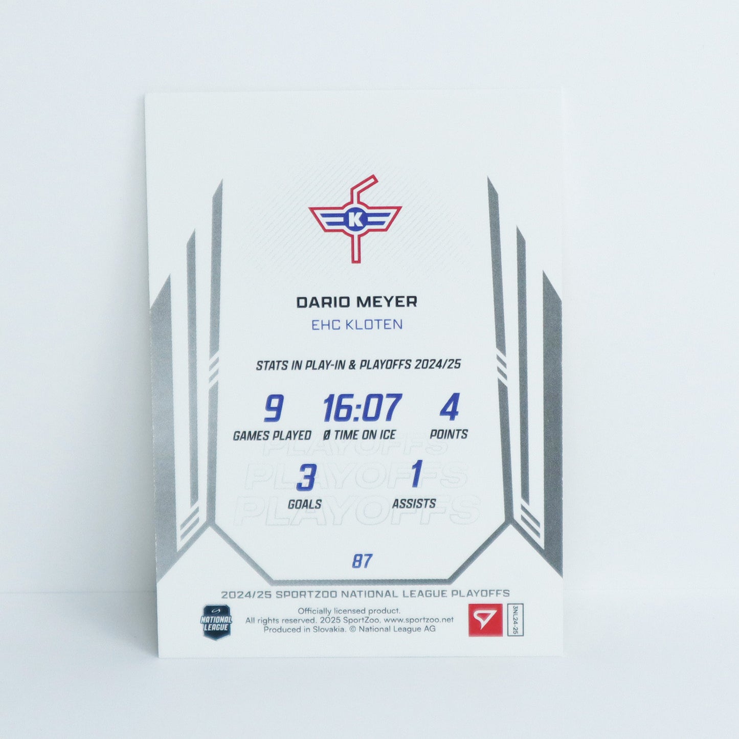 87 - EHCK - DARIO MEYER - BASE GOLD - 01/10