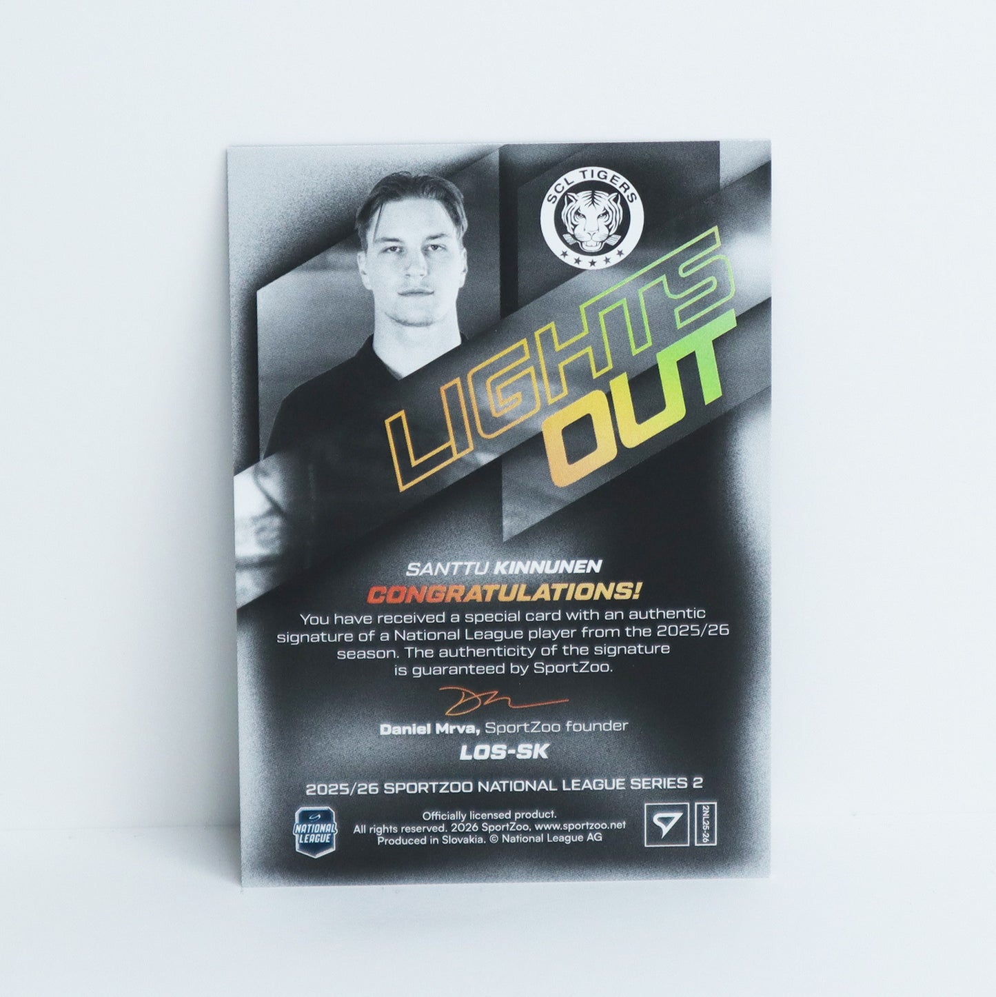 LOS-SK - SCL - SANTTU KINNUNEN - LIGHTS OUT GOLD AUTO - 22/60