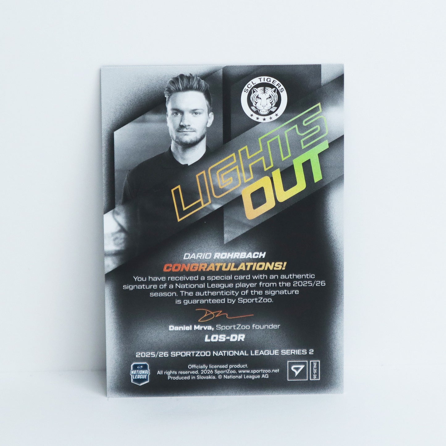 LOS-DR - SCL - DARIO ROHRBACH - LIGHTS OUT GOLD AUTO - 46/60