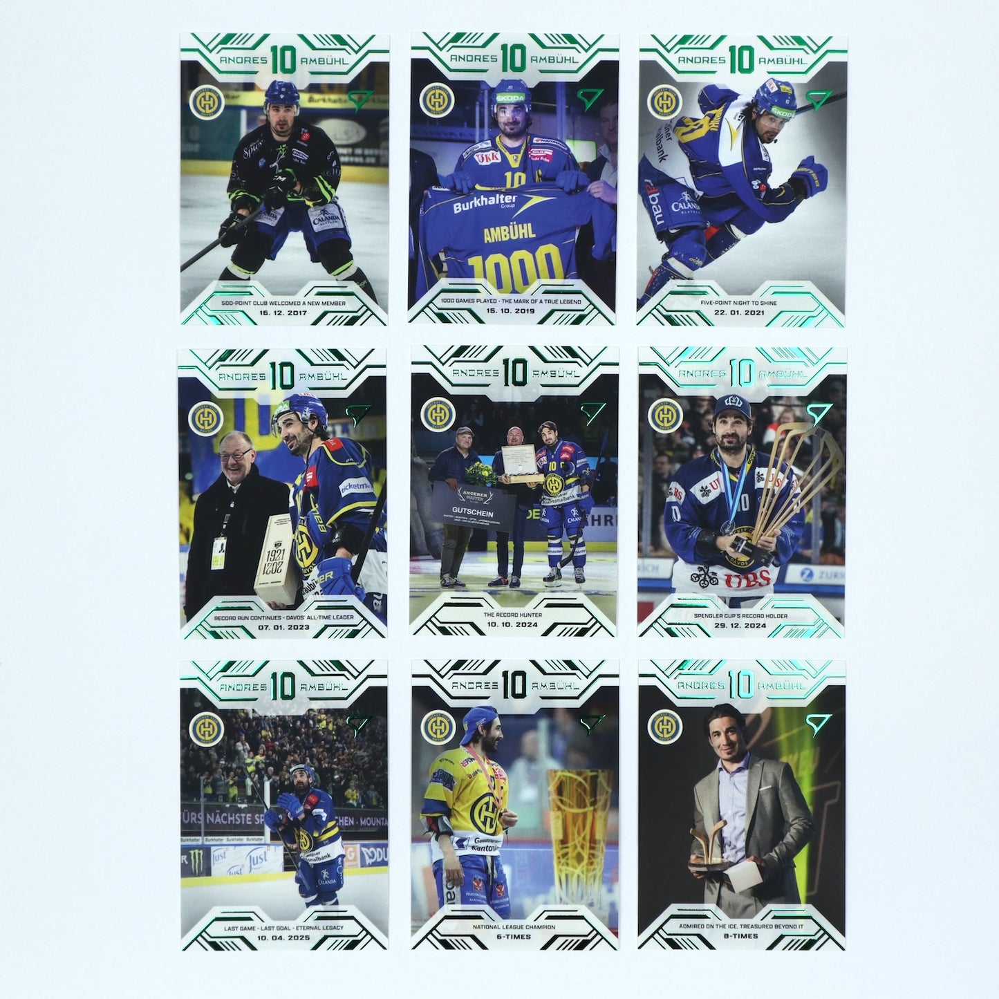 1-18 - HCD - ANDRES AMBUHL - COMPLETE BASE SET GREEN