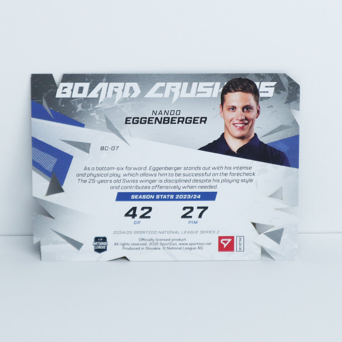 BC-07 - EVZ - NANDO EGGENBERGER - BOARD CRUSHERS GOLD DIE CUT - 75/90