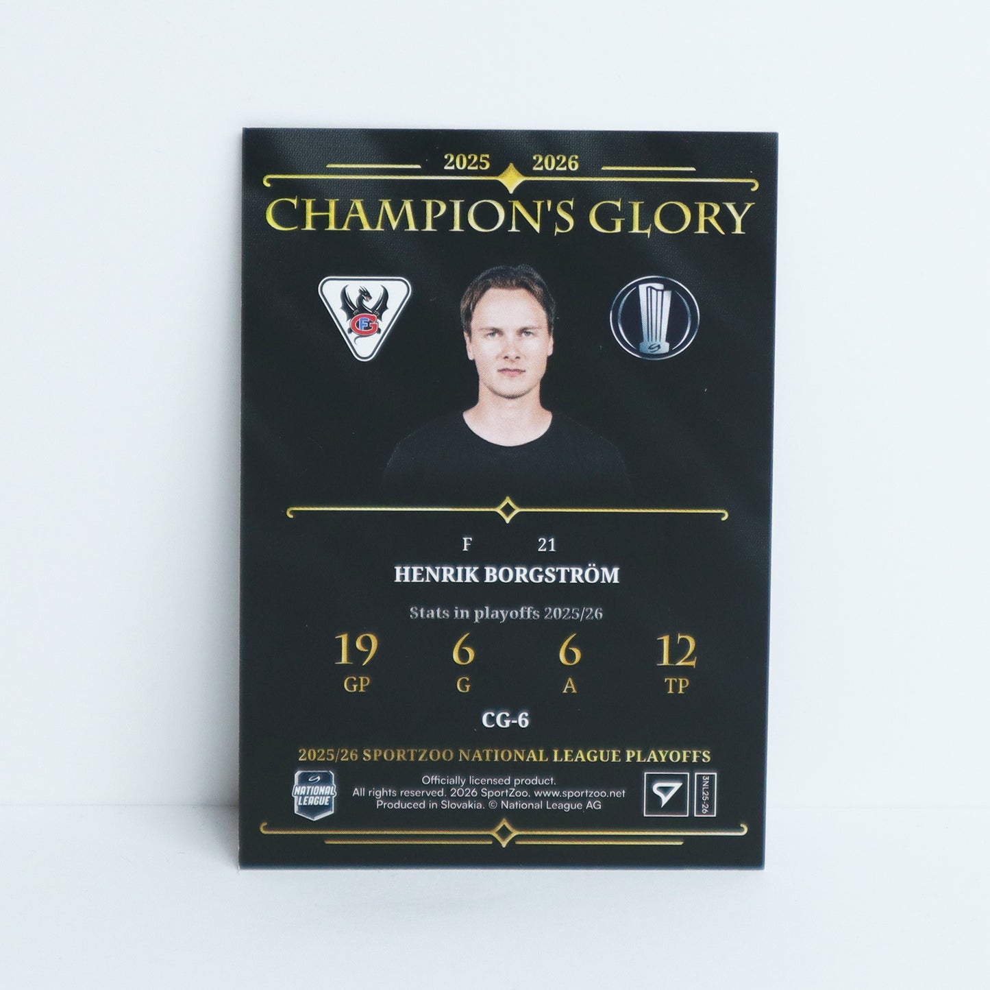CG-6 - FRI - HENRIK BORGSTROM - CHAMPIONS GLORY BASE