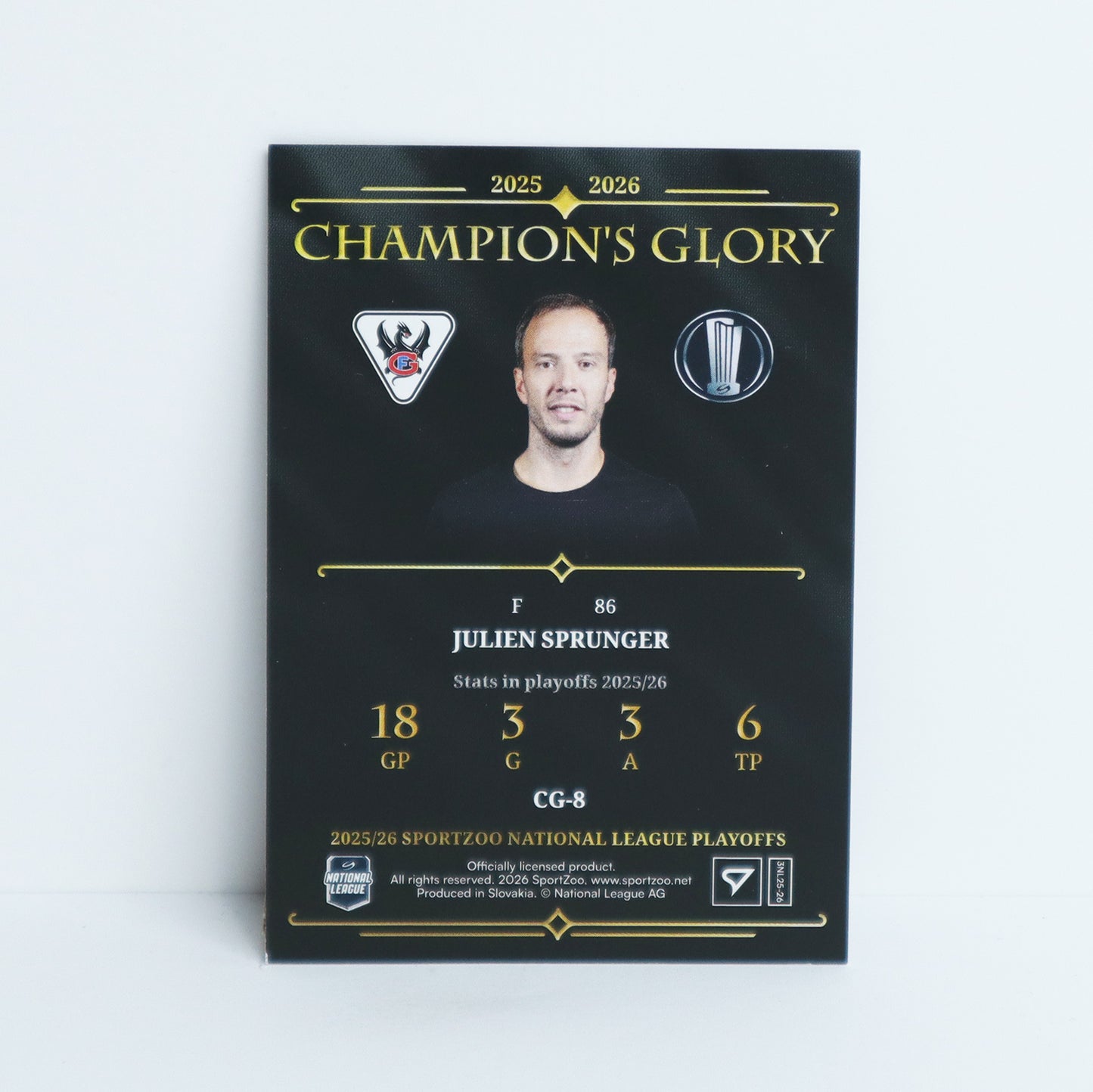 CG-8 - FRI - JULIEN SPRUNGER - CHAMPIONS GLORY BASE