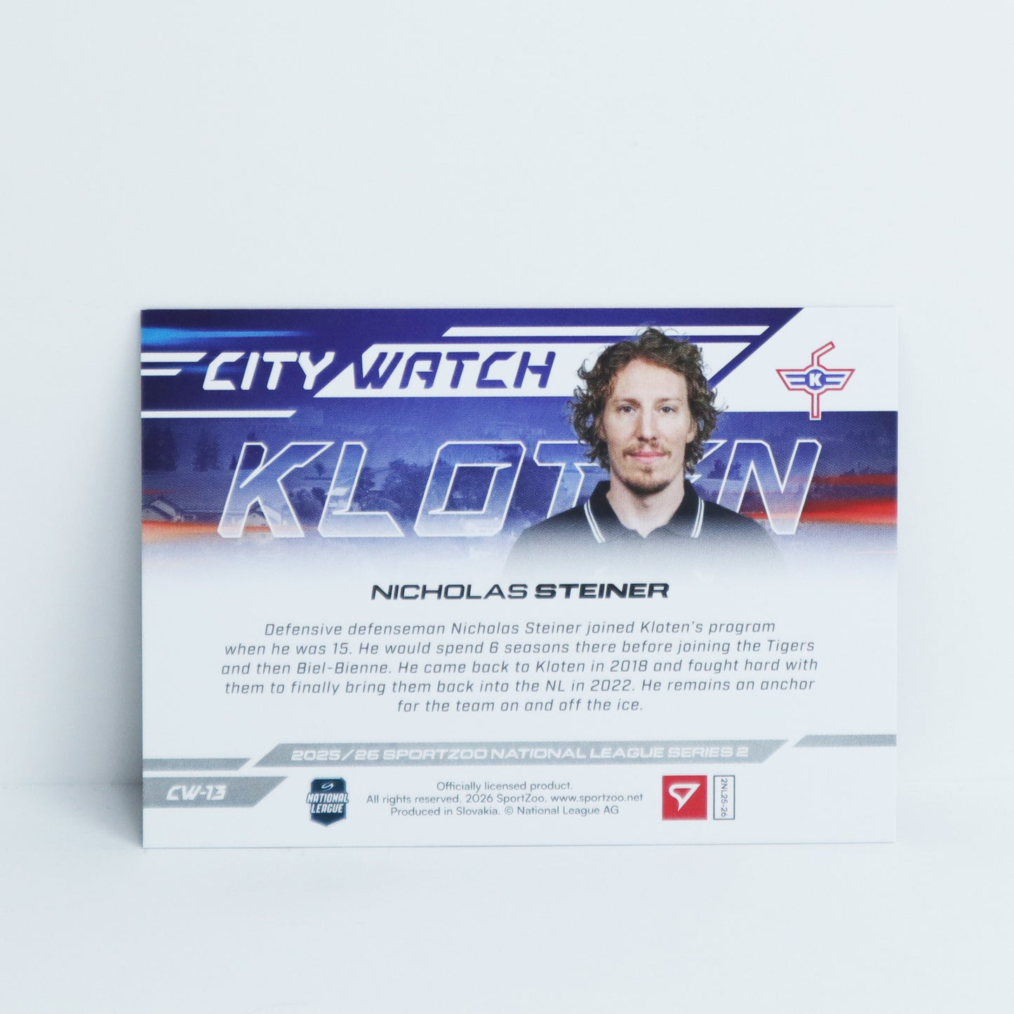 CW-13 - EHCK - NICHOLAS STEINER - CITY WATCH BASE