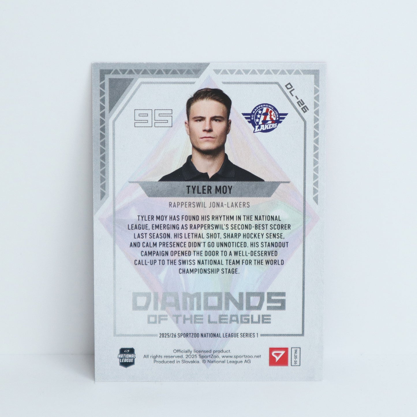 DL-26 - SCRJ - TYLER MOY - DIAMONDS OF THE LEAGUE PINK - 07/50