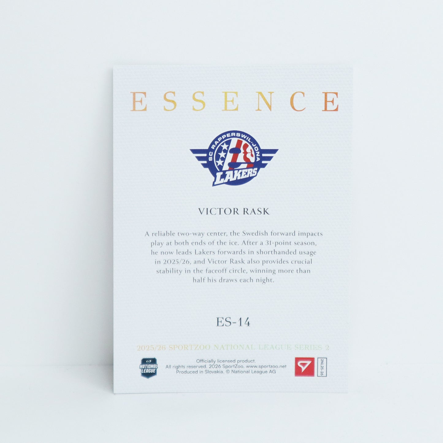 ES-14 - SCRJ - VICTOR RASK - ESSENCE BASE