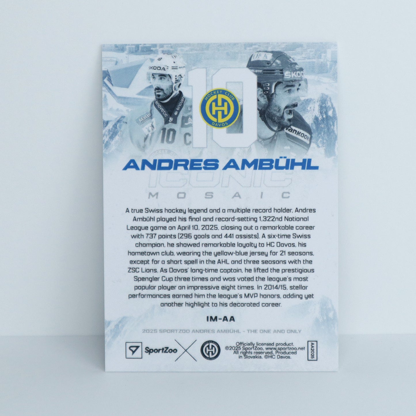 IM-AA - HCD - ANDRES AMBUHL - ICONIC MOSAIC BLUE - 114/149