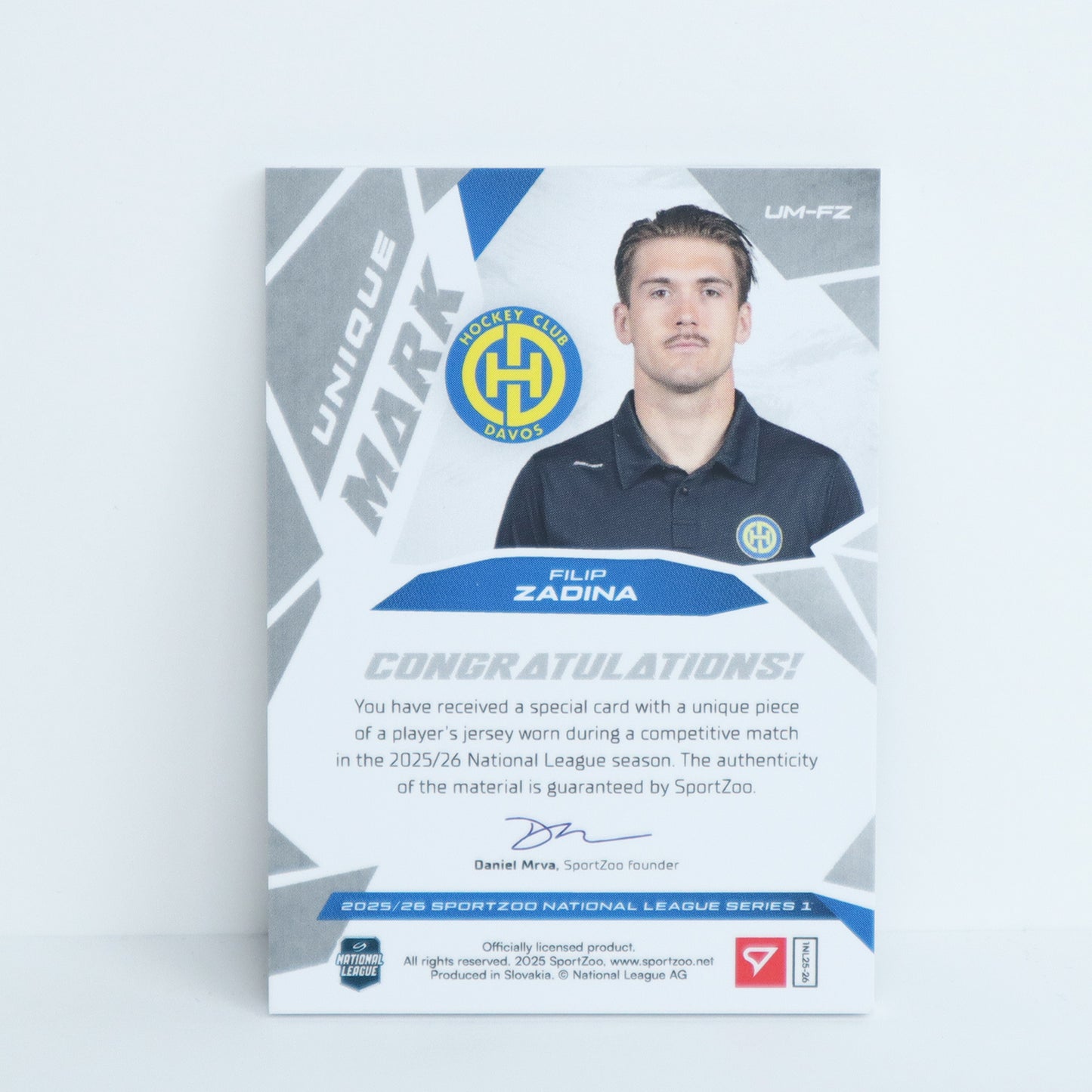 UM-FZ - HCD - FILIP ZADINA - UNIQUE MARK - 16/18