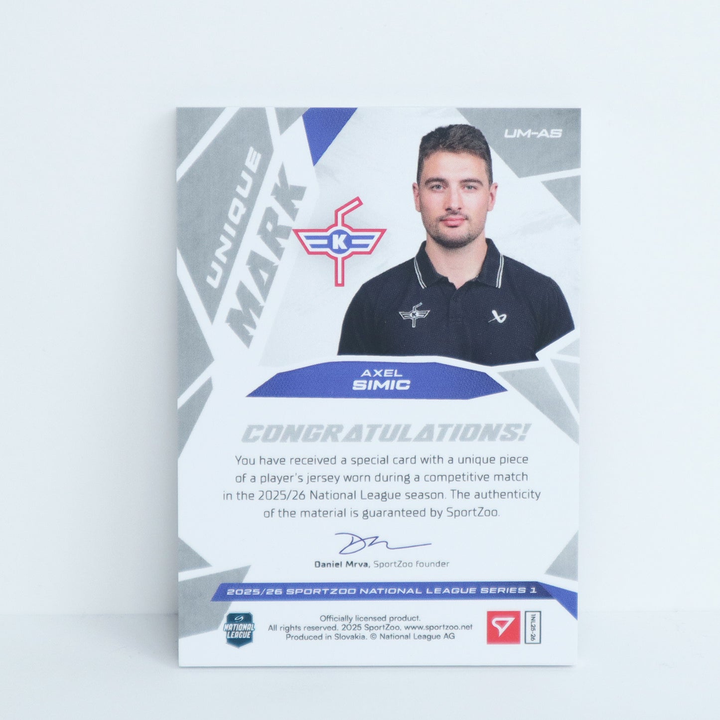 UM-AS - EHCK - AXEL SIMIC - UNIQUE MARK - 09/18