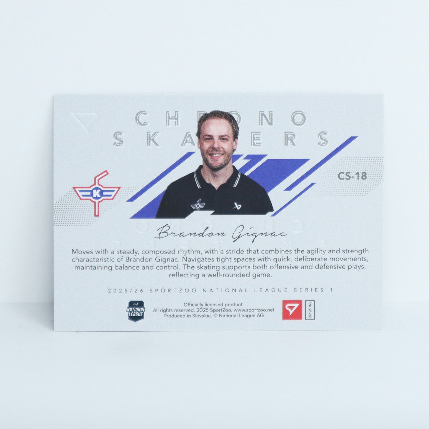 CS-18 - EHCK - BRANDON GIGNAC - CHRONOSKATERS BASE